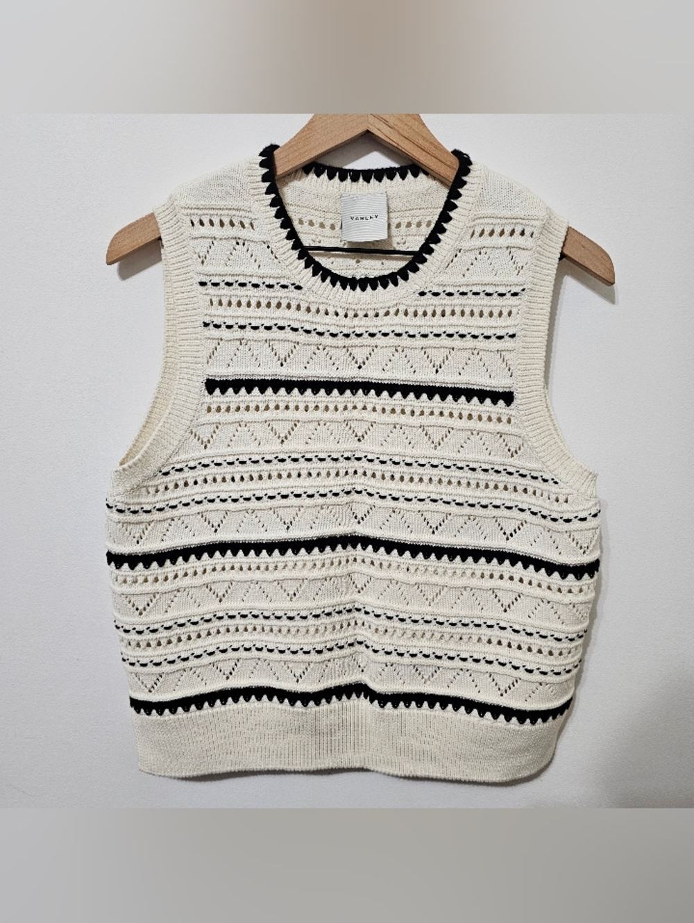 Varley Athena Pointelle Knit Vest